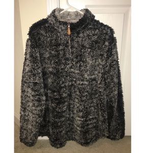 Size: XL Simply Southern Charcoal Gray Sherpa